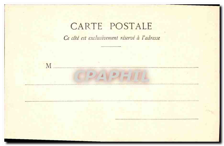 CPA Paris Le Palais de Justice la Sainte Chapelle — Verso