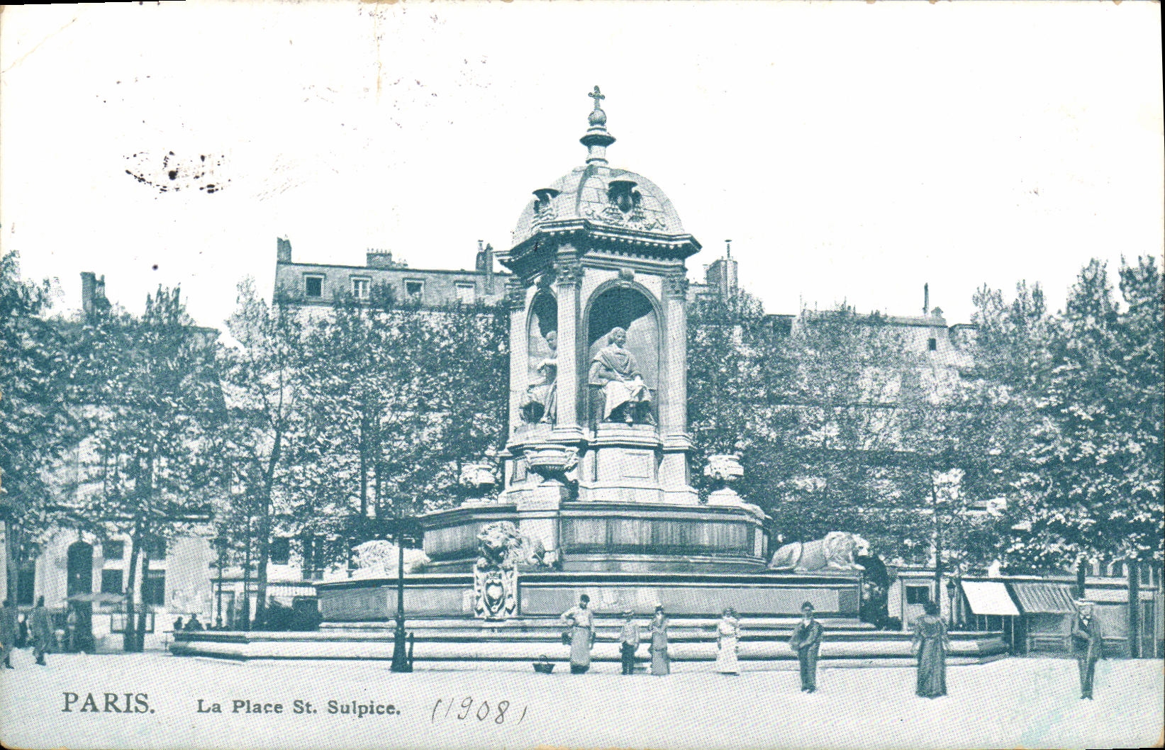 CPA Paris La Place St Sulpice
