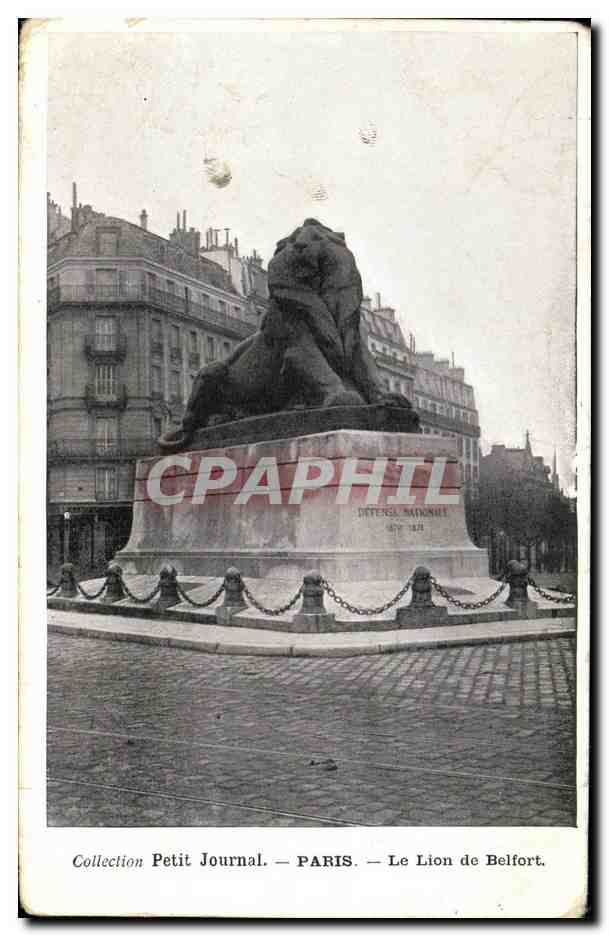 Paris — Le Lion de Belfort — Collection Petit Journal