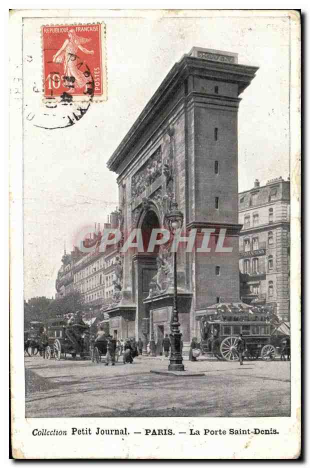 CPA Collection Petit Journal Paris La Porte Saint Denis