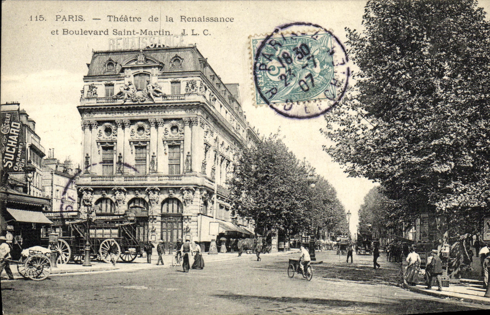 CPA Paris Theatre de la Renaissance et Boulevard Saint Martin