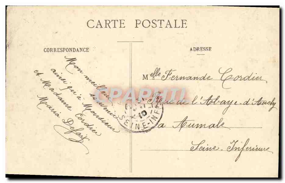 Paris - Buttes Chaumont - Entre les Arbres — éditeur P.G.S.T.E.S. — Achterkant