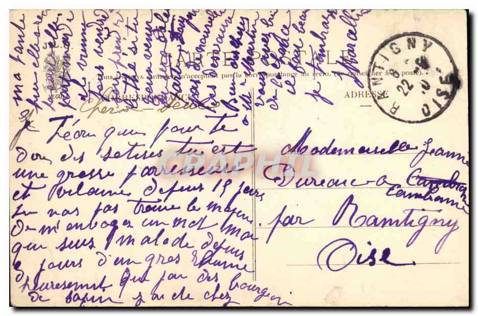 CPA Paris Les Pylones du Pont Alexandre lll  — Verso