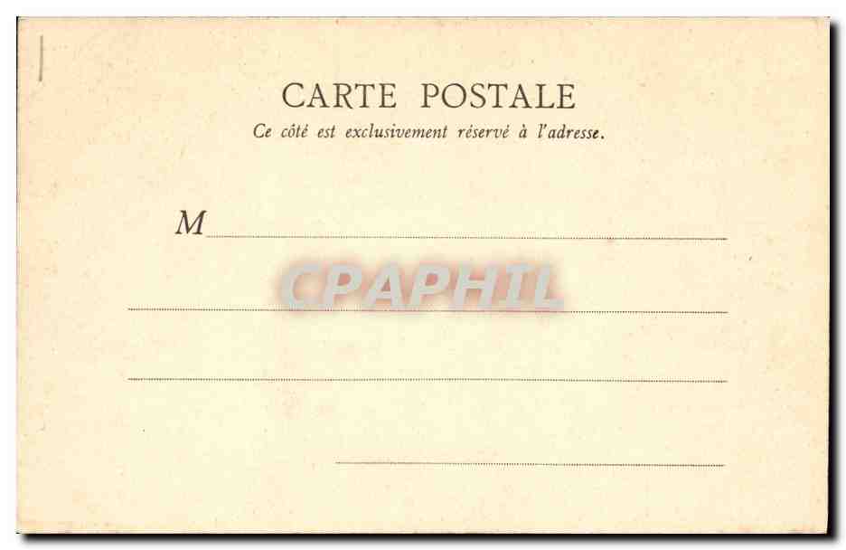 CPA Paris Champs Elysees Theatre Marigny — Rückseite