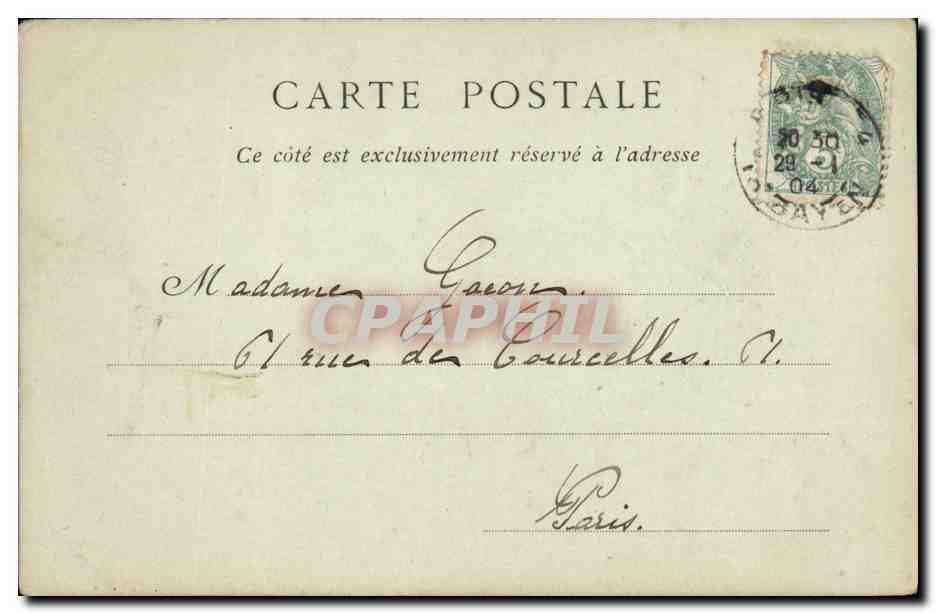 CPA Paris Le Pont d lena et le Trocadero — Rückseite