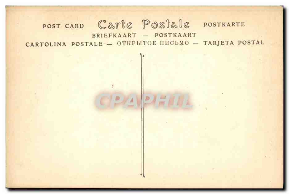 CPA Paris Perspective de la Rue de la Paix vue prise de la Place de l Opera — Verso