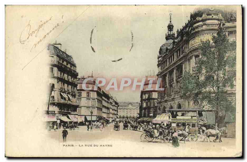 CPA Paris La Rue du Havre