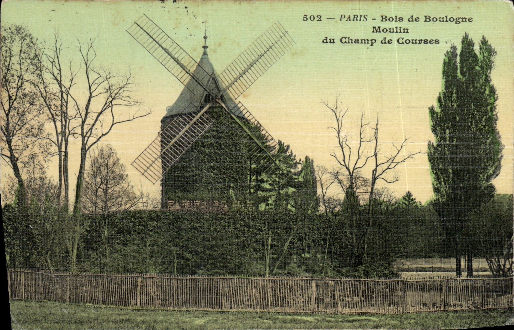 Paris - Bois de Boulogne - Moulin du Champ de Courses — B. F. PARIS, n°502