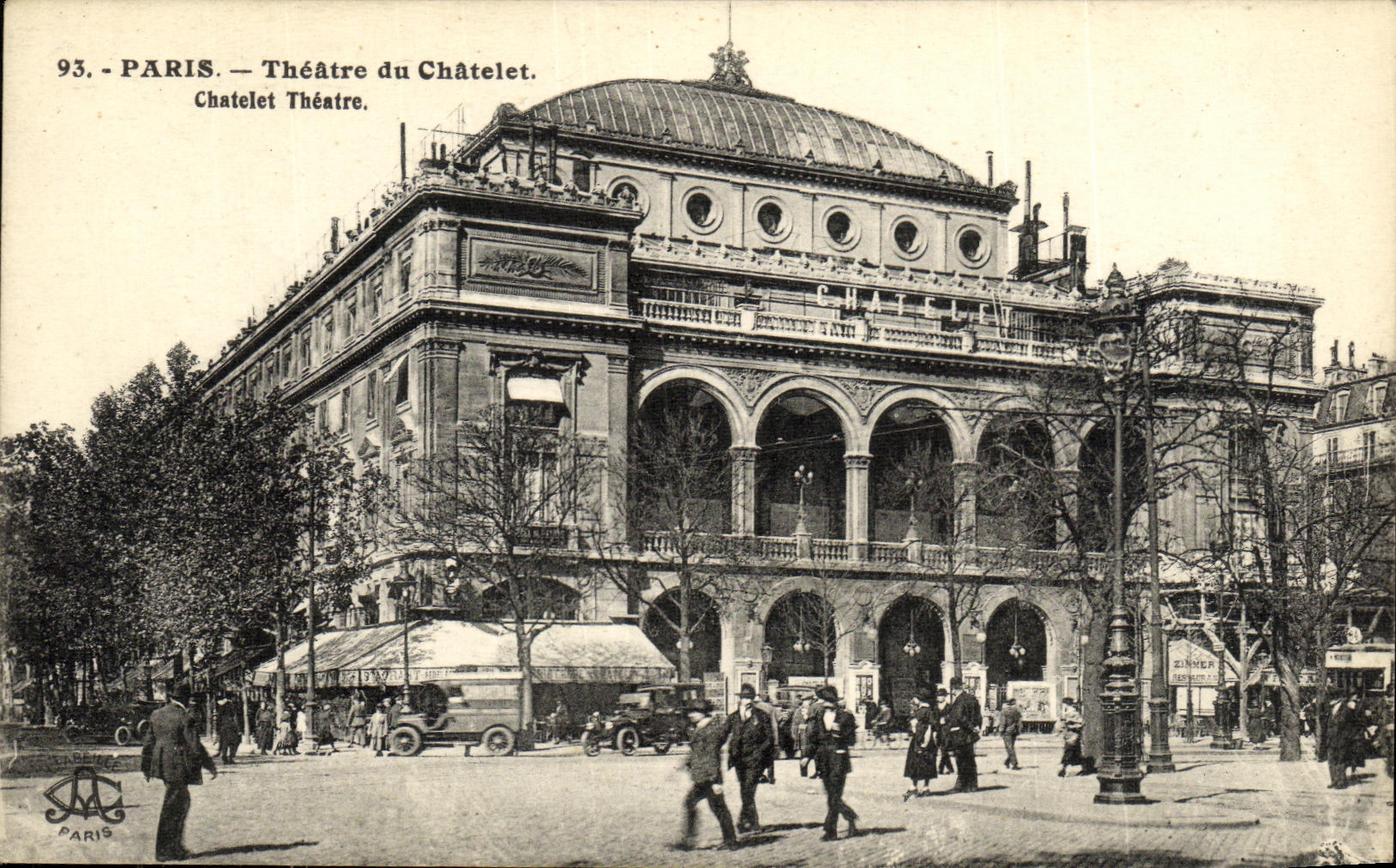CPA Paris Theatre du Chatelet