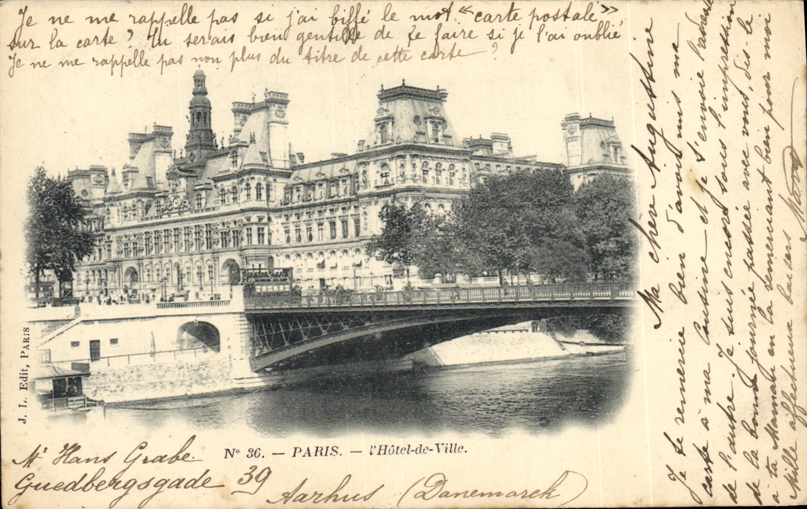 CPA Paris l Hotel de Ville