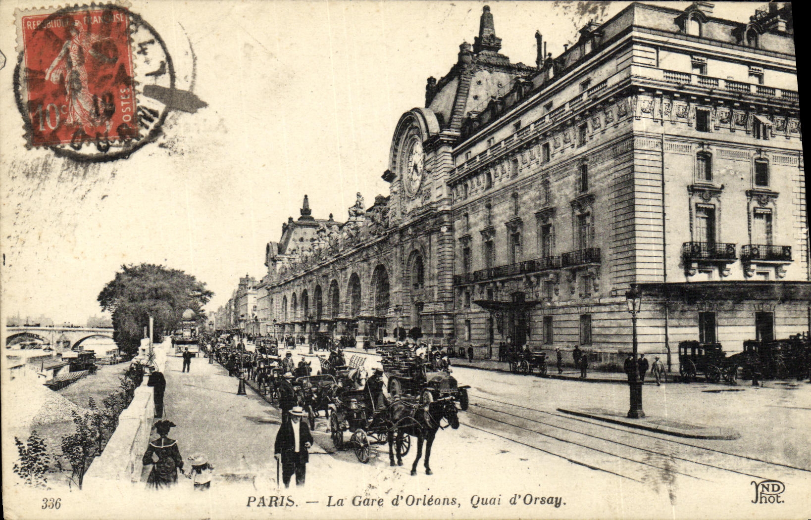 CPA Paris La Gare d Orleans Quai d Orsay