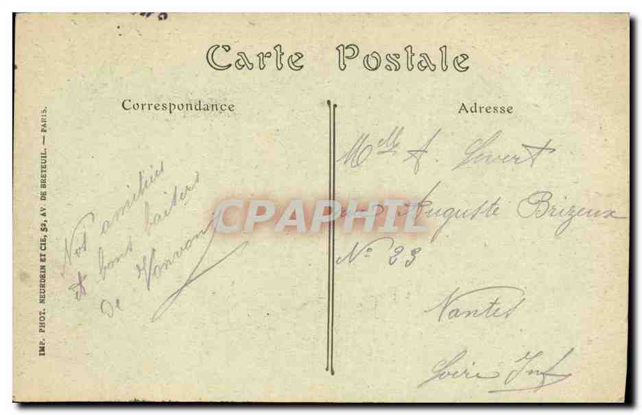 CPA Paris La Gare d Orleans Quai d Orsay — Rückseite