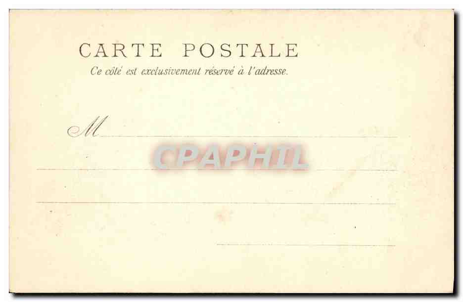 CPA Paris L institut — Rückseite
