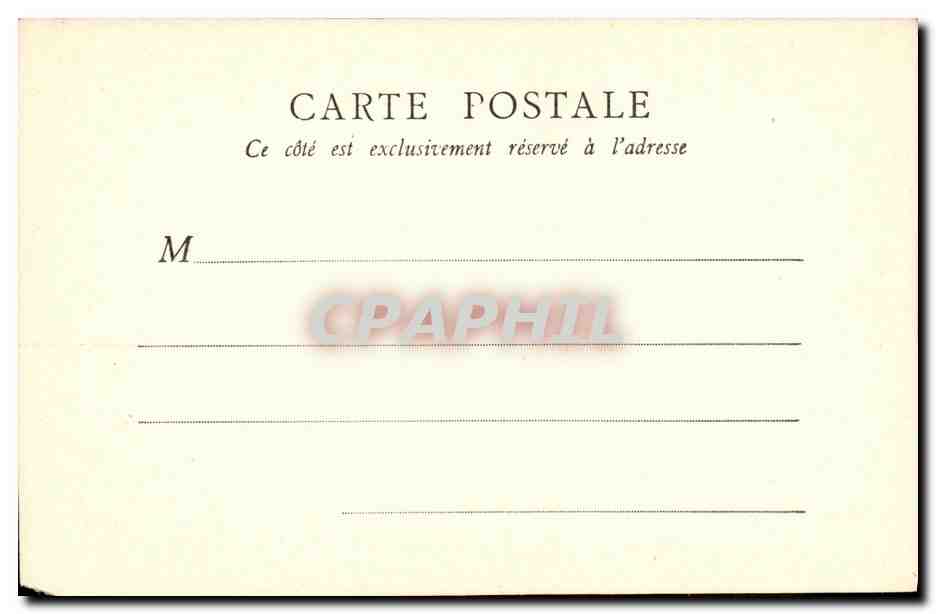 CPA Paris Guy de Maupassant — Rückseite