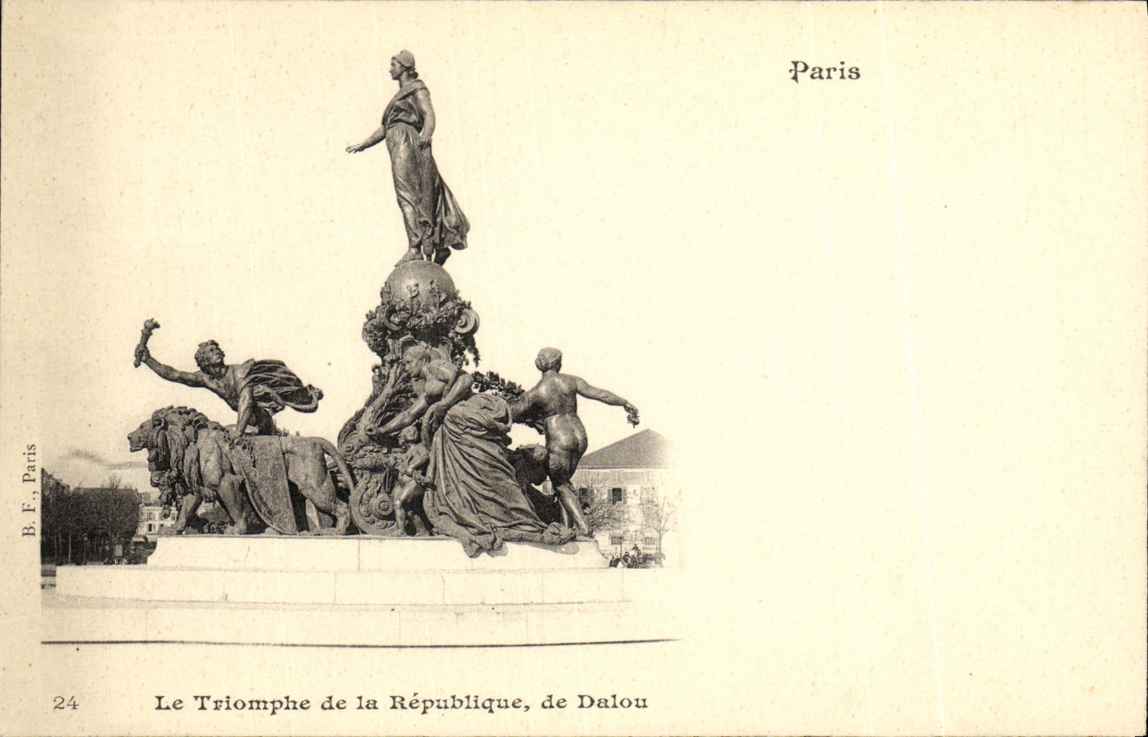 CPA Paris Le Triomphe de la Republique de Dalou