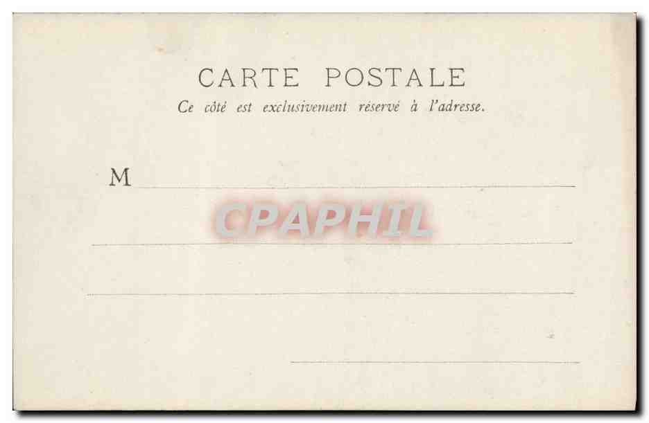 CPA Paris Dome ds Invalides — Verso
