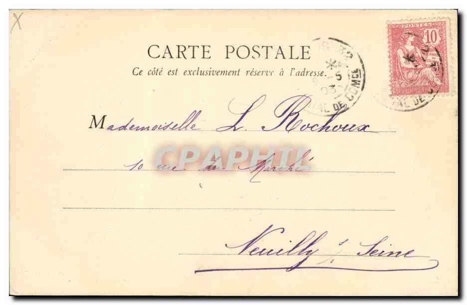 CPA Paris Avenue de l Observatoire — Rückseite