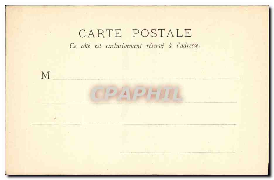 CPA Paris Palais du Luxembourg Senat — Rückseite