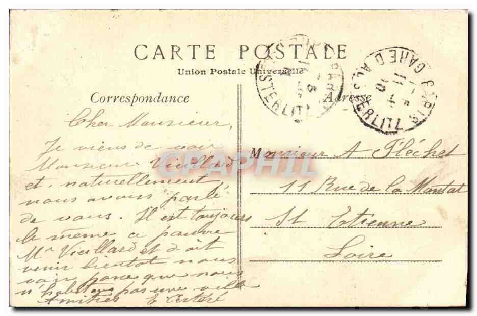 CPA Paris Faculte de Medecine — Rückseite