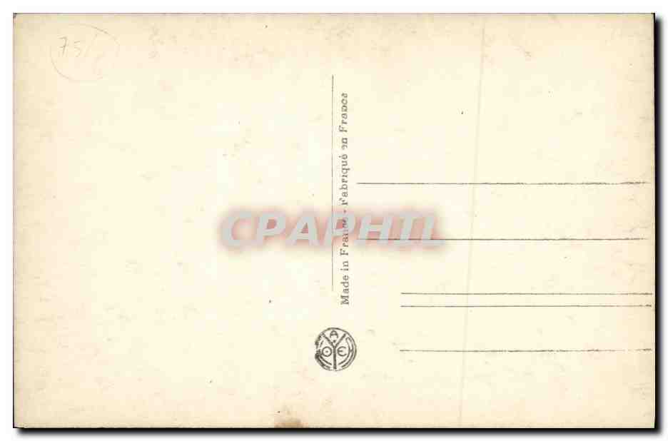 CPA Musee de Luxembourg Simon Le Bain — Verso