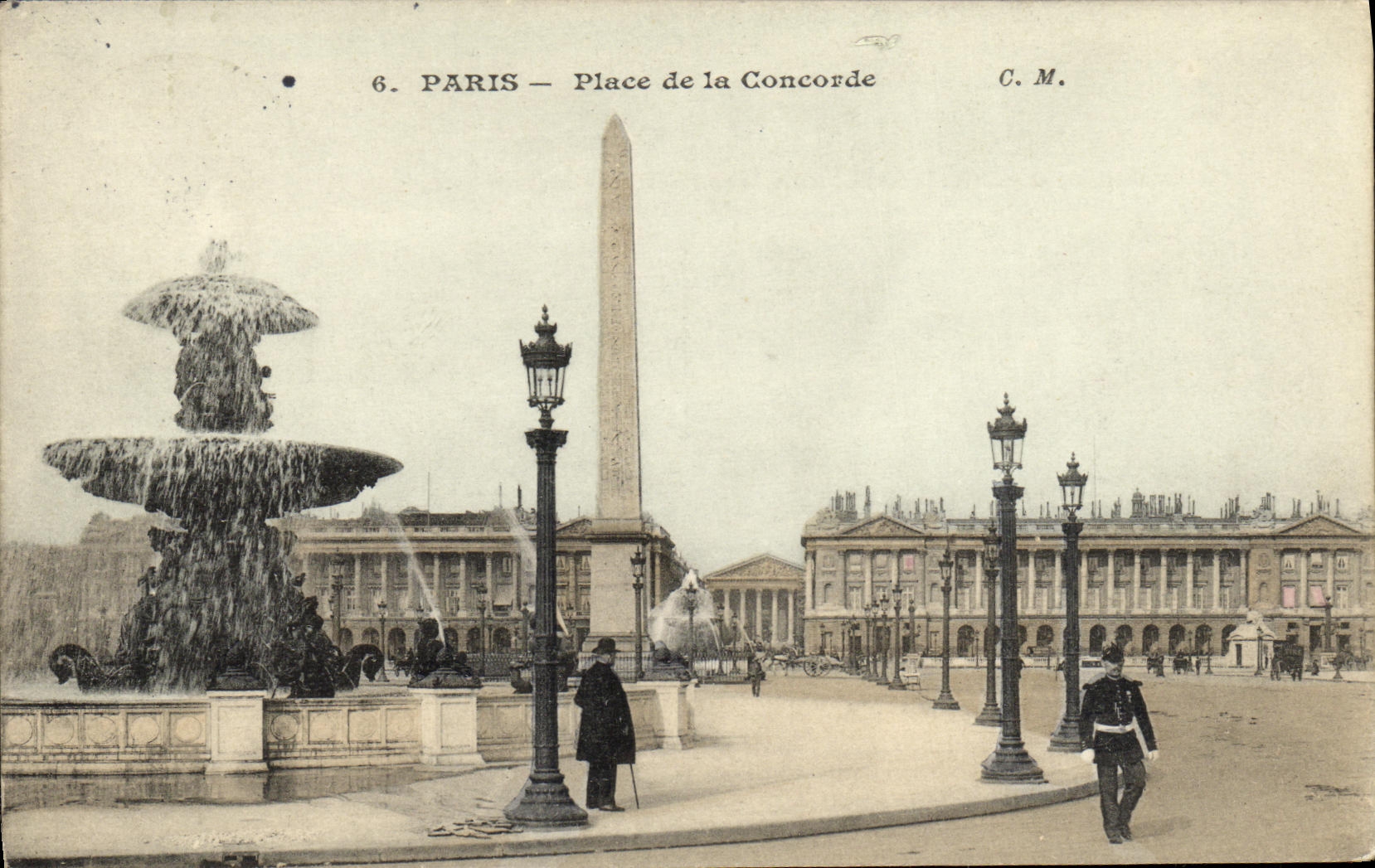 CPA Paris Place de la Concorde Suede
