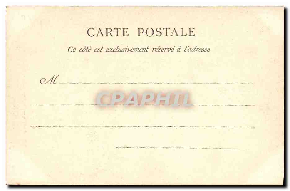 CPA Paris Notre Dame Portail Saint Anne — Verso