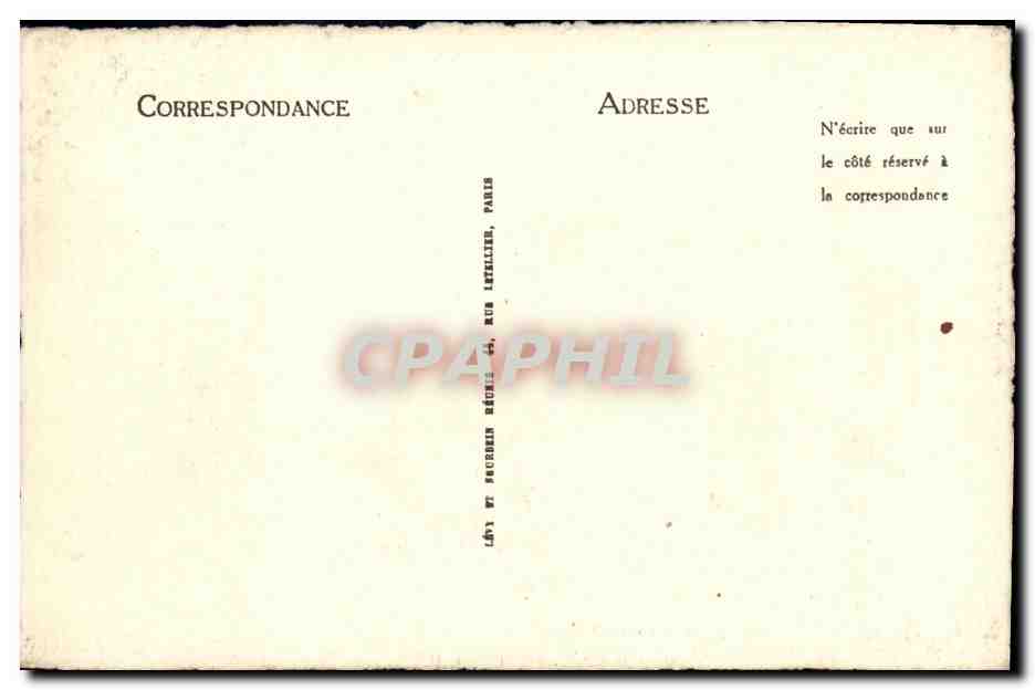 CPA Vieux Montmartre Paris La rue du calvaire Place du Tertre — Rückseite