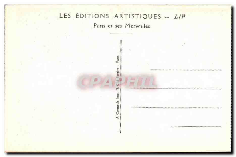 CPA Exposition Internationale des Arts Decoratifs Paris Les illuminations sur la Manufacture des servers — Rückseite