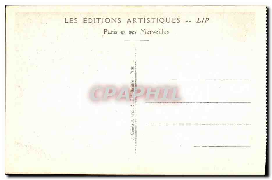 Exposition Internationale des Arts Décoratifs — Paris 1925 — La Manufacture Nationale de Sèvres (P. Patout et Ventre, architectes) — Rückseite
