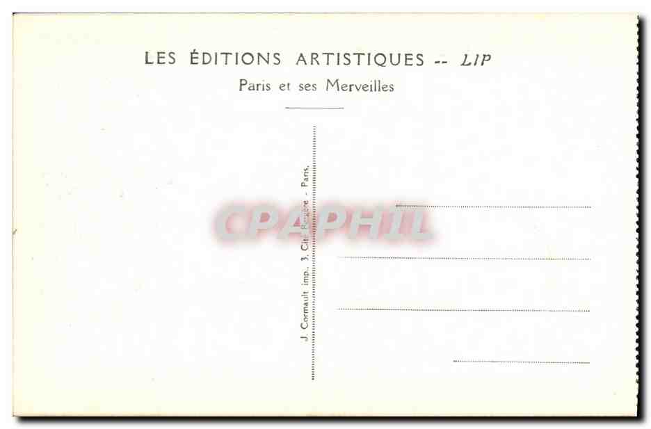 CPA Exposition Internationale des Arts Decoratifs Paris Pavillon de Lyon et St Etienne — Rückseite