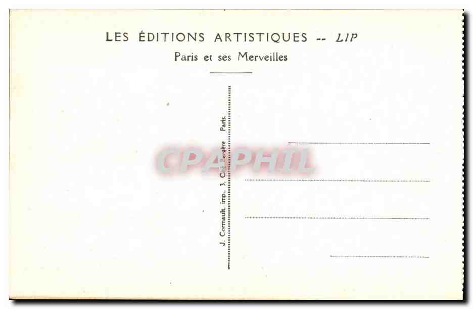 CPA Exposition Internationale des Arts Decoratifs Paris Galerie des Sections etrangeres et Maison de Mulhouse — Rückseite