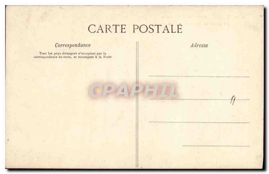 CPA Paris Jardin des Tuileries Le Rhin et la Moselle — Rückseite