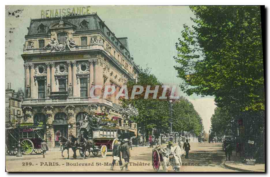 CPA Paris Boulevard St Martin Theatre de la Renaissance