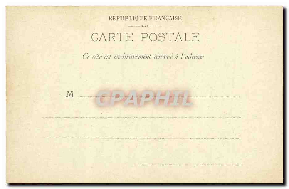 CPA Paris Fontaine de Medicis Luxembourg — Verso