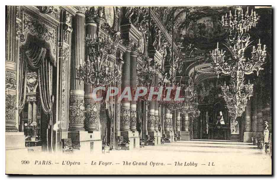 CPA Paris L Opera Le Foyer