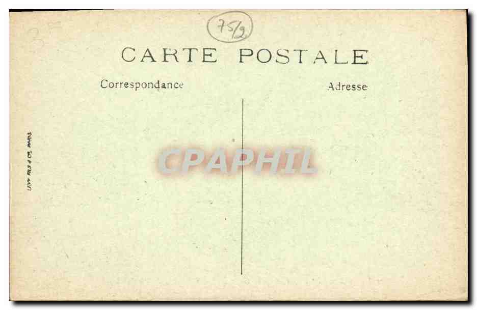 CPA Paris L Opera Le Foyer — Rückseite