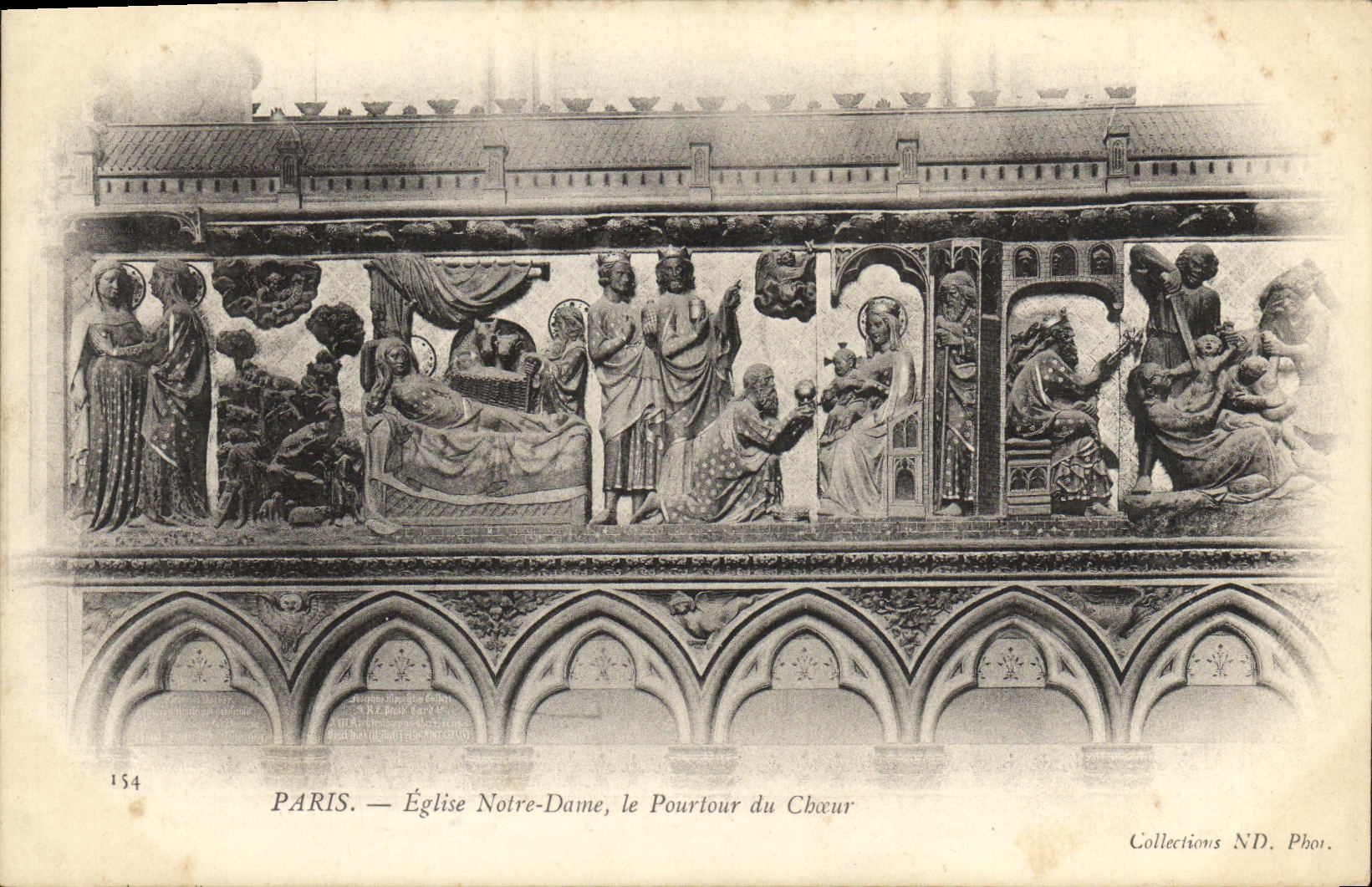 CPA Paris Eglise Notre Dame le Pourtour du Choeur