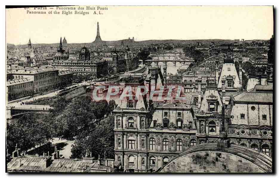 Paris — Panorama der Acht Brücken — A.L.