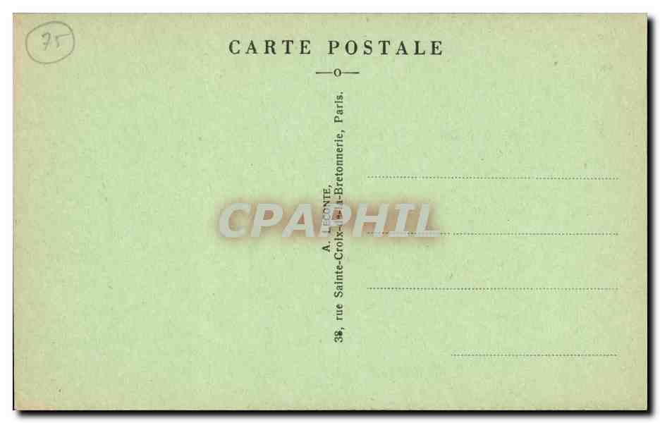 Paris — Panorama der Acht Brücken — A.L. — Rückseite