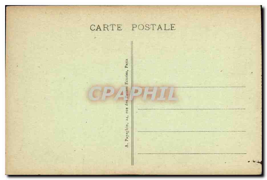 Nationalpavillon Belgiens — Internationale Ausstellung für Dekorative Künste, Paris 1925 — A.P. — Rückseite
