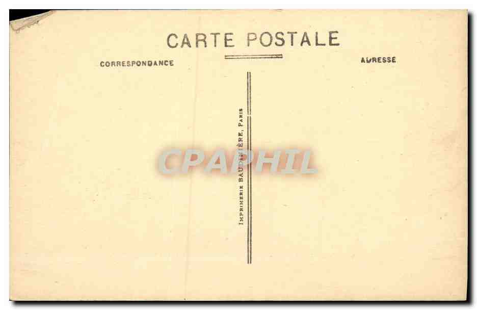 CPA Musee de St Denis La Ville et l Abbaye de St Denis au XVll siecle — Rückseite