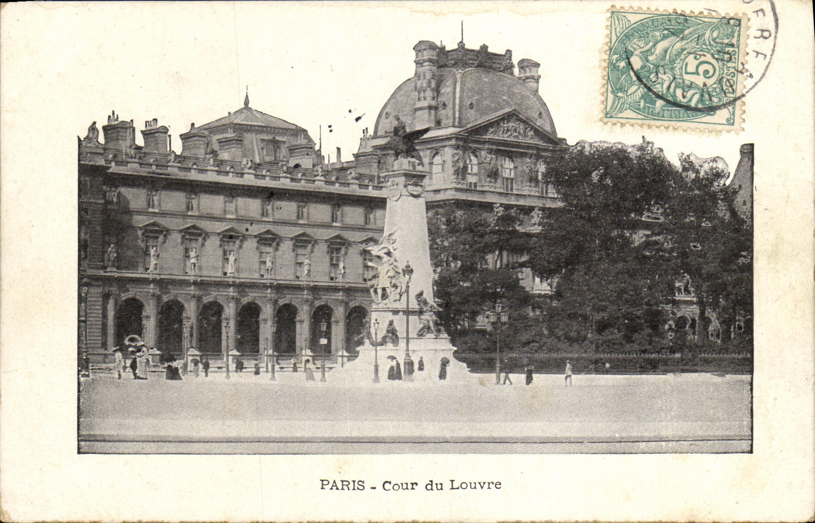 CPA Paris Cour du Loure
