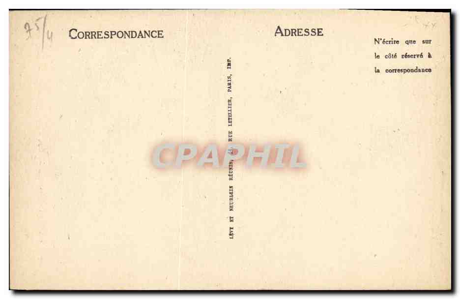 CPA Paris Notre Dame Vierge du Portall de Gauche — Verso