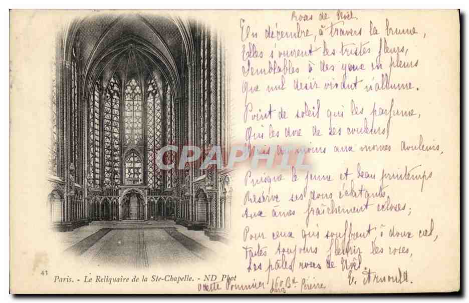 CPA Paris Le Reliquaire de la Ste Chapelle