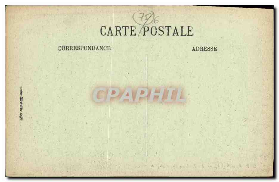 CPA Paris La Fontaine Saint Sulpice — Rückseite