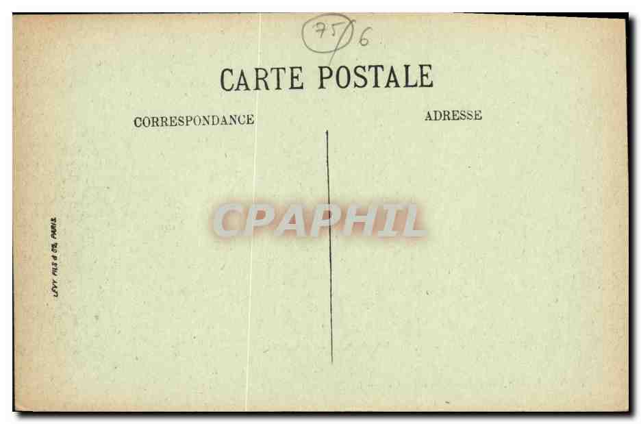 CPA Paris L Institut de France — Rückseite