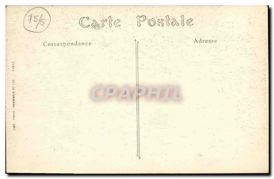 CPA Paris Eglise De La Sorbonne Tombeau du cardinal de Richelieu Ministre de Louis XIII Girardon — Rückseite