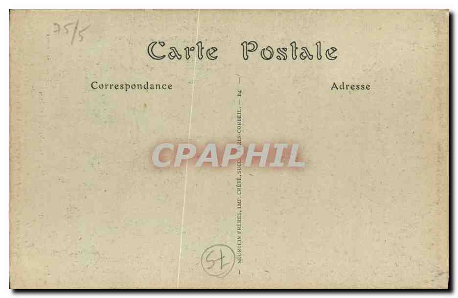 CPA Paris Pantheon Cabanel Vied e SAint Louis  — Rückseite