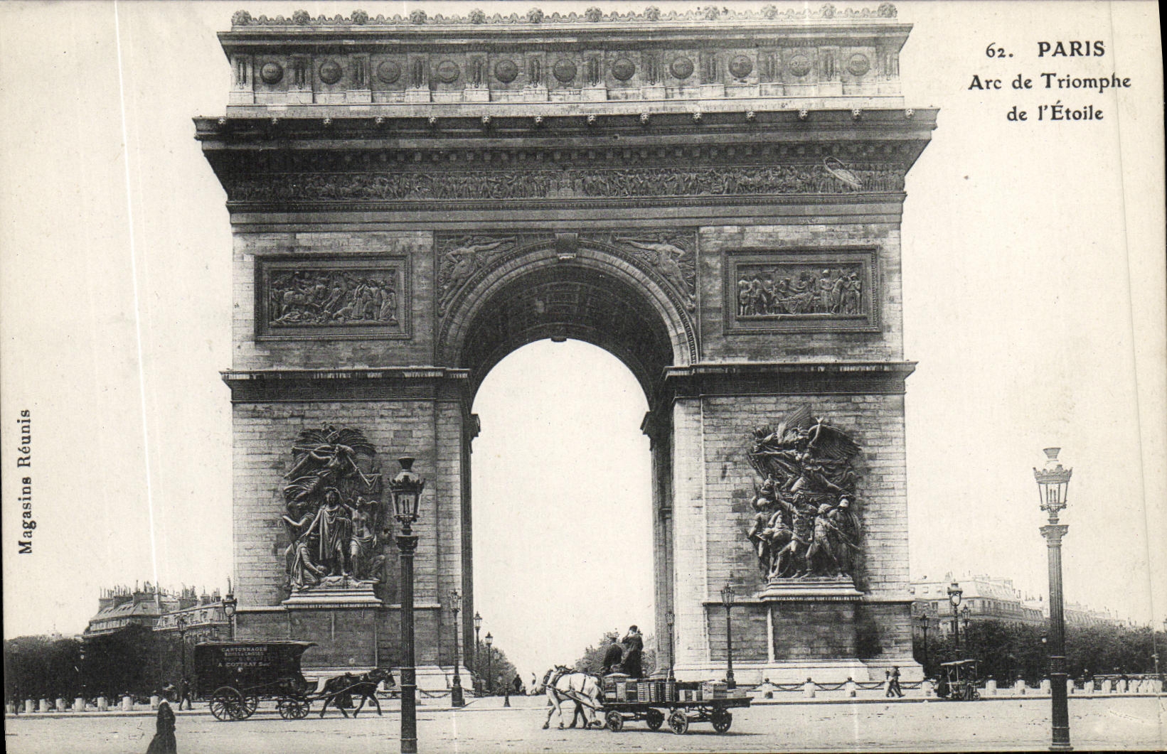 CPA Paris L Arc de Triomphe de l Etoile