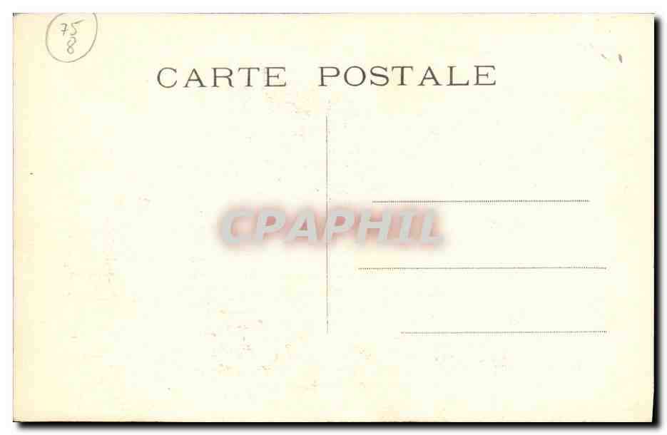 CPA Paris L Arc de Triomphe et Place de L Etoile — Rückseite